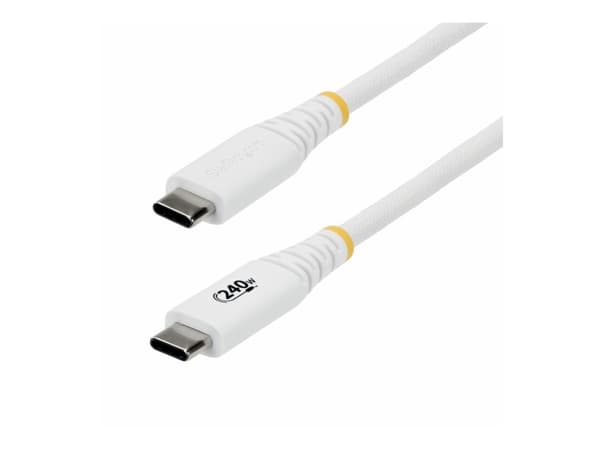 StarTech.com S2CEPR3MW-USB-CABLE, 3 m, USB C, USB C, USB 2.0, 0,48 Gbit/s, Valkoinen