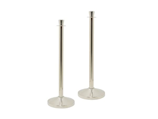 Securit CLASSIC CHROME sperresett med 2 stolper og 1 bronsetau