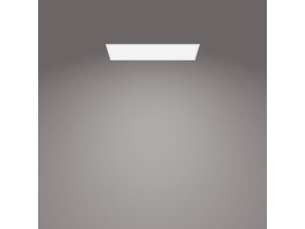 Philips Funksjonell Panel-taklampe, 36 W, rektangulær, LED, Ikke-utskiftbare pærer, 3600 lm, IP20, Hvit