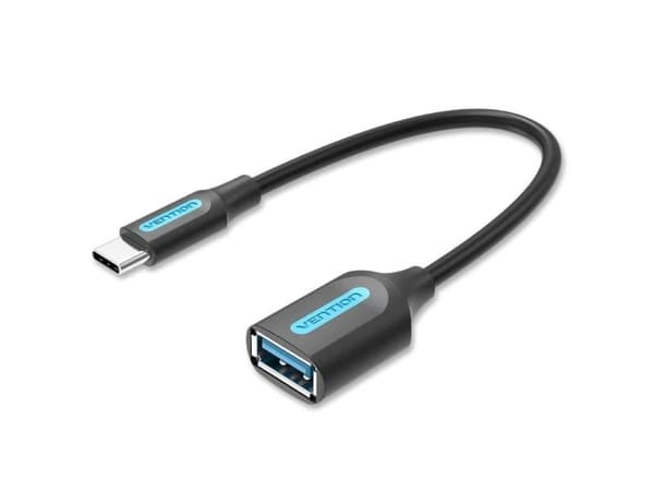 Vention USB-A till USB-C-adapter - svart (CCVBB)