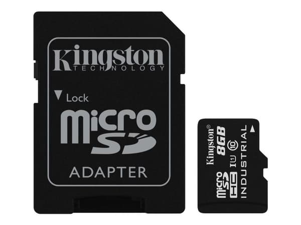Kingston - Flashminnekort (microSDHC til SD-adapter inkludert) - 8 GB - UHS Class 1 / Class10 - microSDHC UHS-I