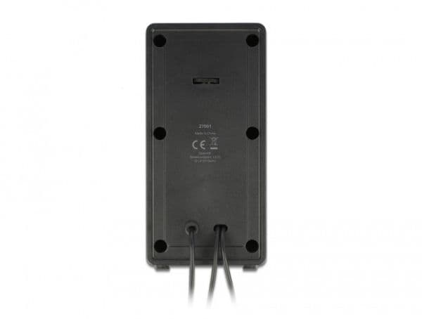 Delock - Kaiuttimet - PC:lle - 3 Watt (Yhteensä) - musta