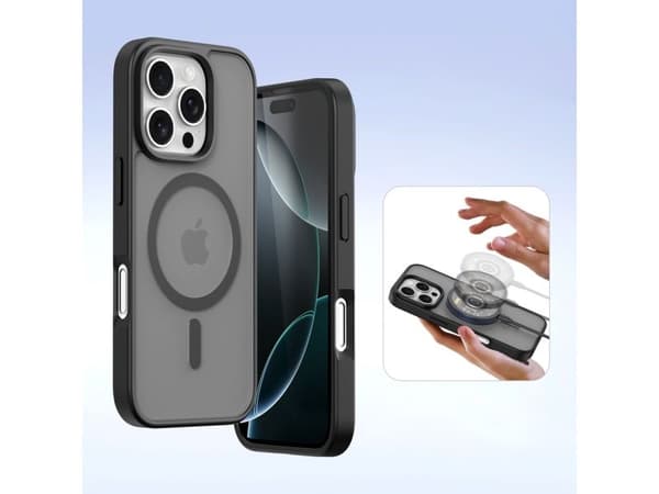 Dux Ducis Lawa Lærveske til iPhone 16 Pro - Sort