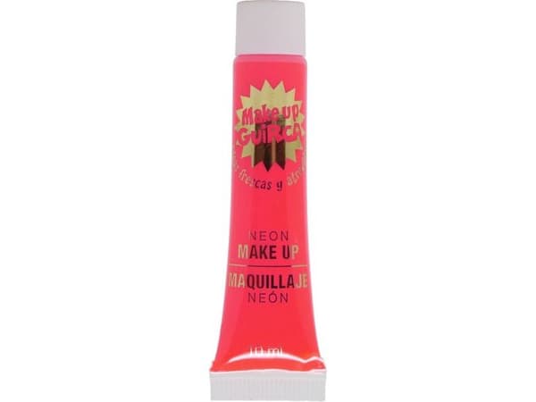 Fiestas Guirca Make-Up Tube 10 Ml Fluorescent Red