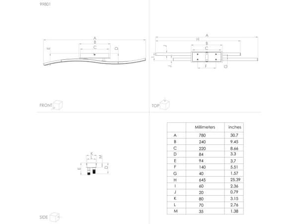EGLO LEJIAS LOFT LED SORT/TRANSP.
