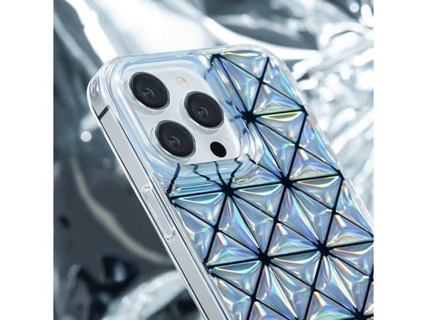 Kingxbar Miya Series-fodral för iPhone 14 Plus baksida - regnbåge