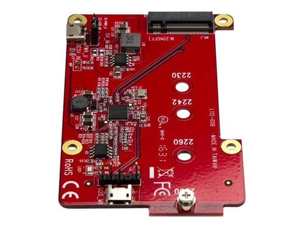 Startech Raspberry Pi Board - USB 2.0 480Mbps - USB to M.2 SATA Converter - USB to SATA Raspberry Pi SSD (PIB2M21) - Diskkontroller - M.2 Card - US...