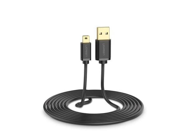 USB-kaapeli Ugreen USB-kaapeli - mini USB 480 Mbps 3 m musta (US132 10386)