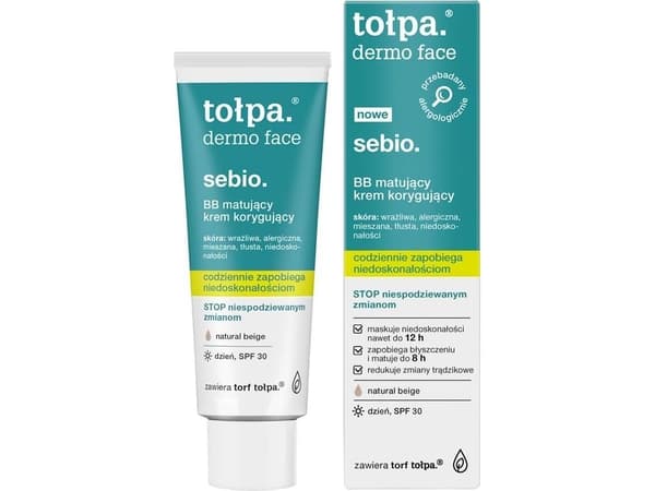 Topa Dermo Face Sebio BB mattende korrigerende krem 40 ml