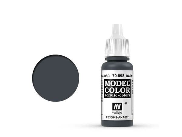 Vallejo 70.898, 17 ml, Blå, Matt, Flaska