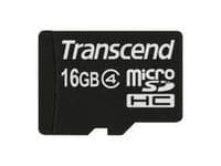 Transcend Standard MicroSDHC-kort 16 GB Class 4