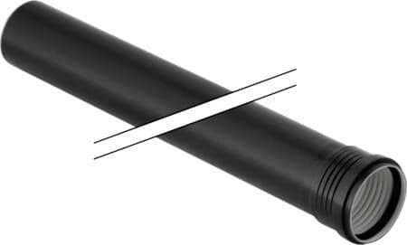Geberit Silent PP-rör med muff 110 mm x 2000 mm