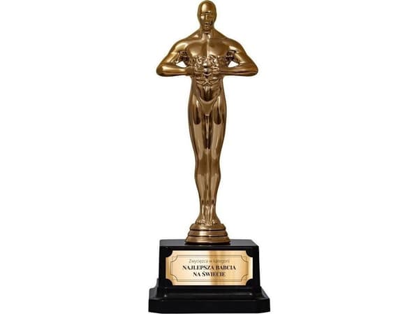 Presentfigur med inskriptionen Winner…