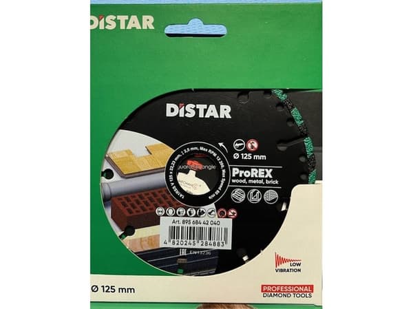 DISTAR diamantskiva PRO REX 125 x 2,5 x 22,2mm