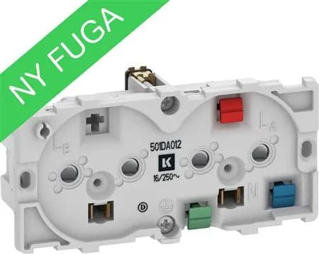 Vindtätt ändstycke för 20 mm flexrör