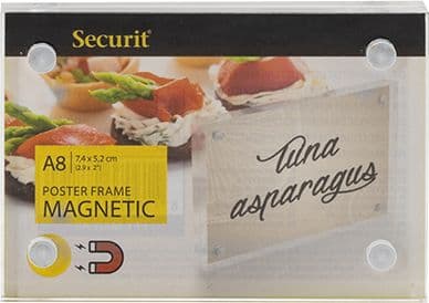 Securit® A8 magnetisk displayram