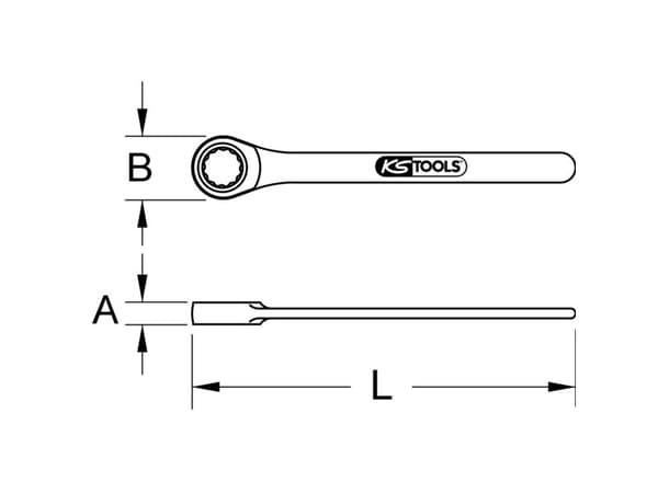 KS Tools 964.1034, 1 styck, 270 mm, 545 g