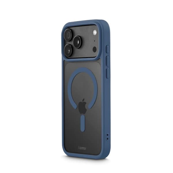 Hama Frame Protect, Mobilskal, Apple, iPhone 17 Pro Max / 18 Pro Max, 17,5 cm (6.9"), Blå, Transparent