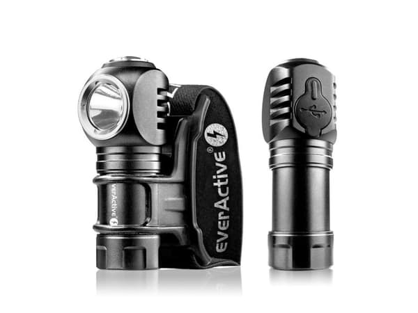 EverActive FL-55R Dripple genopladelig LED-hånd-/hovedlampe