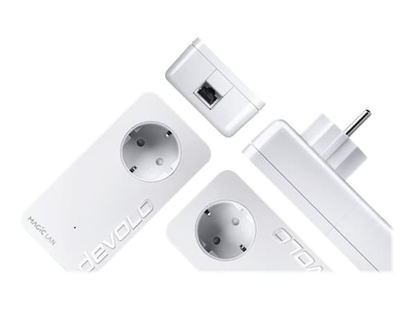 devolo Magic 2 LAN - Starter Kit - brygga 1GbE, HomeGrid - vägginsticksbar (paket om 2)