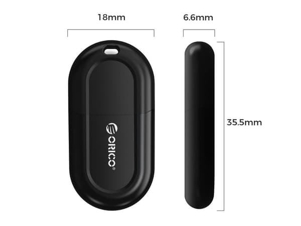 Bluetooth-adapter Orico BTA-53 Bluetooth 5.3 USB-A (svart)