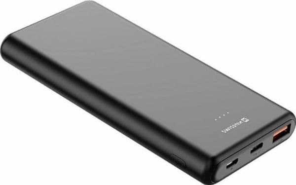 Swissten 22013912, 10000 mAh, Sort