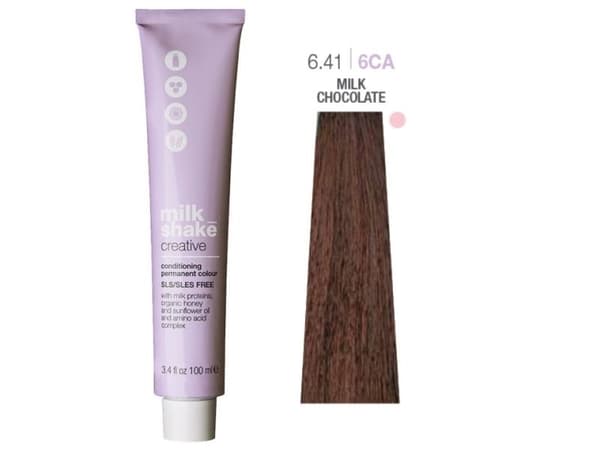 Milk Shake Creative Permanent Color 6.41 Copper Ash Deep Dark Blonde 3.4oz