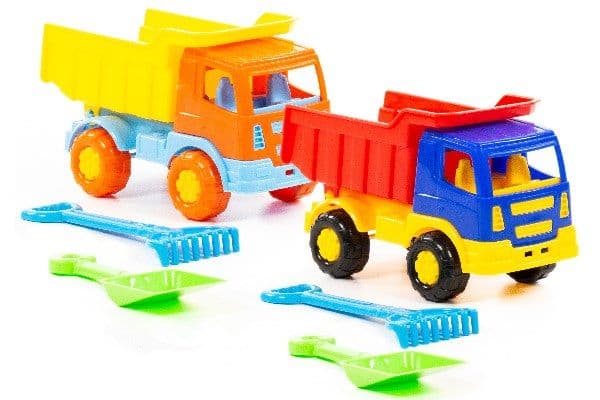 Lastebil med skuff & rive 16,5×8,3×10,5 cm (ass.)