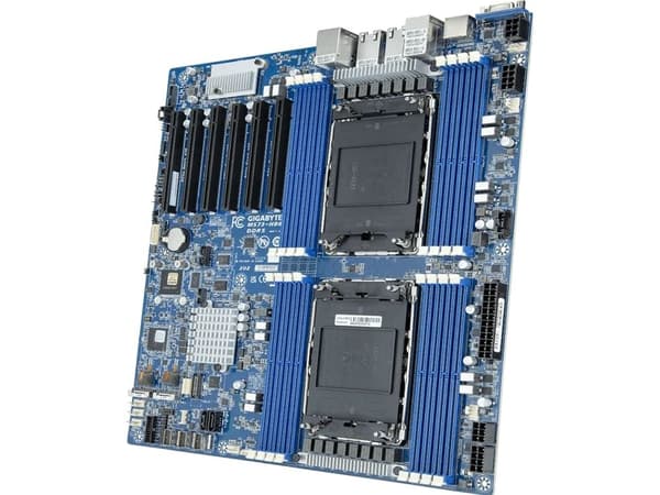Gigabyte MS73-HB0 - 1.X/3.X - Moderkort - E-ATX - LGA4677 Socket-E - 2 processorer - Intel C741 Chipset - USB 3.2 Gen 1 - 2 x 10 Gigabit LAN, 2 x G...