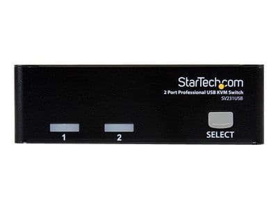 StarTech.com SV231USBGB, 1920 x 1440 pikseliä, 10 W, Musta