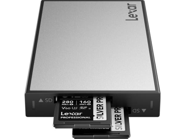 Lexar USB 3.2 Gen2 Professionellt arbetsflöde Dual SD UHS-II