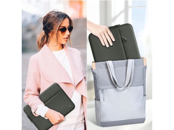 Tech-Protect sleeve-laptoptaske 13-14 - grønn