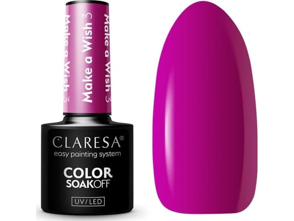 Claresa Soak Off Uvled Color Make A Wish 5 G