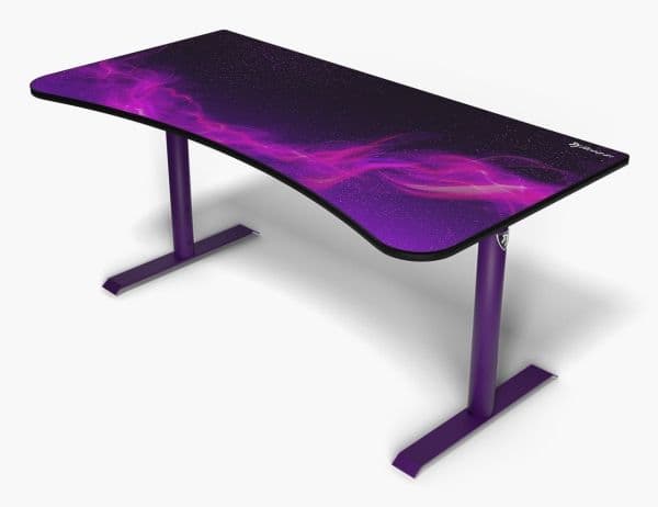 Arozzi Arena Gaming Desk - Large - Purple Galaxy