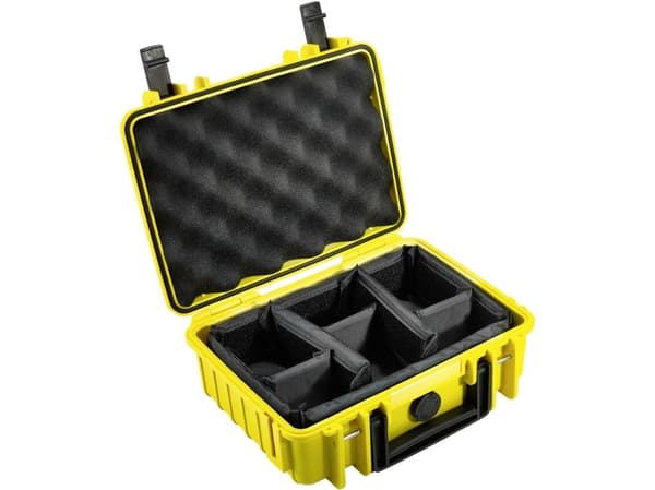B&W Cases Type 1000, Kova kotelo, Keltainen