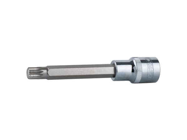 KS Tools 918.1695, Stikkontakt, 1/2", Metrisk, 1 hoder, M12, Kromvanadiumstål