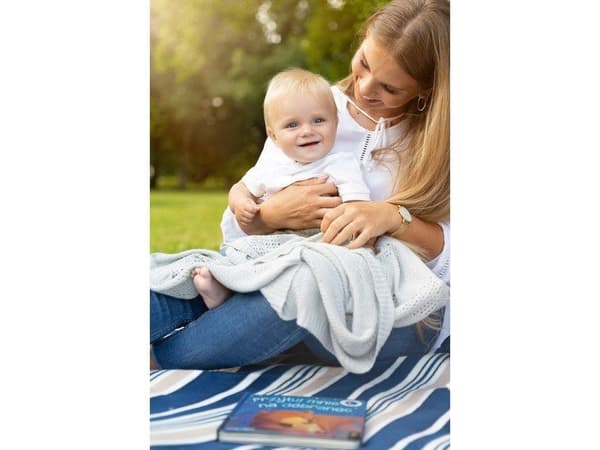 Sensillo BAMBOO BLANKET 100% 100X80cm harmaa