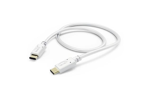 Hama 00183330, 1 m, USB C, USB 2.0, 480 Mbit/s, vit