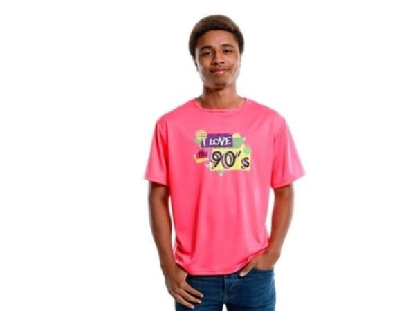 Pink 90er t-shirt