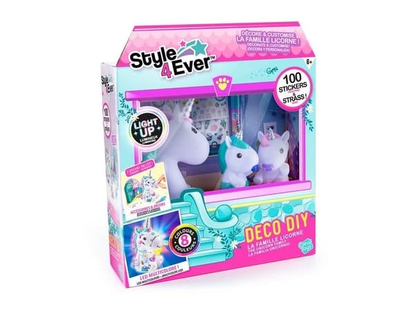 Style 4 Ever Lysande DIY Enhörningsfamilj