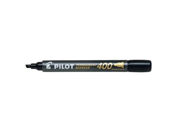 Pilot Permanent Marker 400, musta, 4 mm, 4,5 mm, 4,5 mm