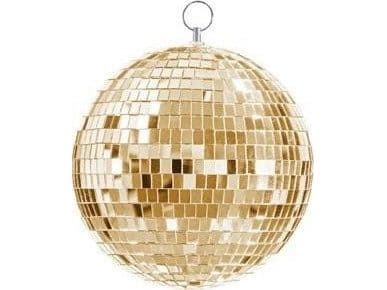 Hängande dekoration Diskokula 20 cm guld