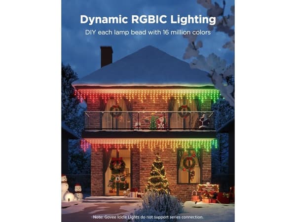 Govee RGBIC Icicle Lights - 10 m