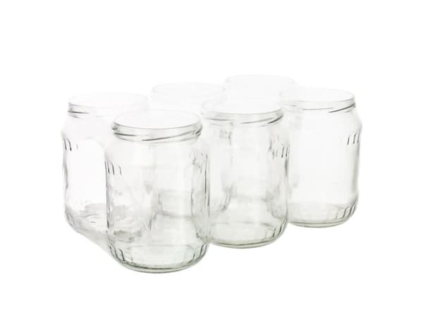 Purkki 720 ml 6 kpl ilman kantta, 82 mm