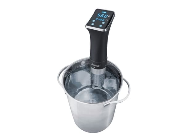 Steba SV 75, Sous vide immersion circulator, Svart, Rustfritt stål, Berøring, LCD, 20 °C, 90 °C