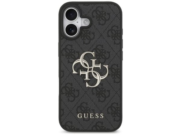 Guess stor 4G-logo-etu til iPhone 17 - Svart