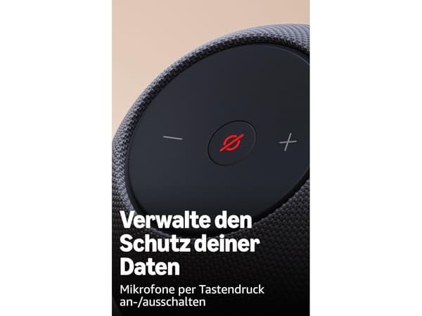 Amazon Echo Dot Max - Smarthögtalare - Wi-Fi 6, Bluetooth - Appkontrollerad - 2-vägs - grafit