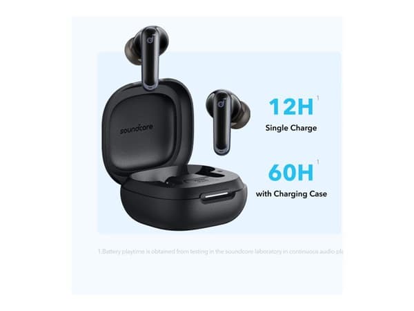 LANGATTOMAT KUULOKKEET SOUNDCORE P40I MUSTA