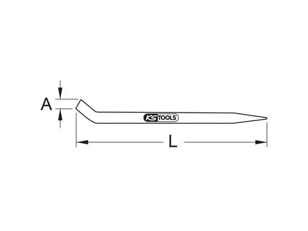 KS Tools 963.9779, Aluminium, Bronse, 600 mm, 1 stykker