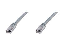 DIGITUS Premium - Patchkabel - RJ-45 (han) til RJ-45 (han) - 7 m - SFTP - CAT 5e - booted - grå